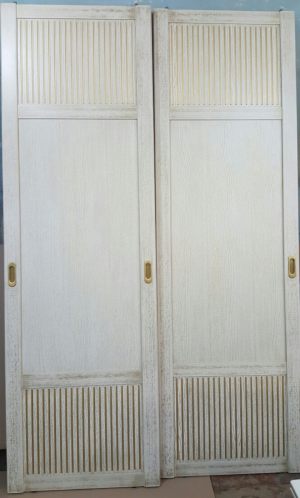 Двери для шкафа купе с фрезеровкой Кропоткин